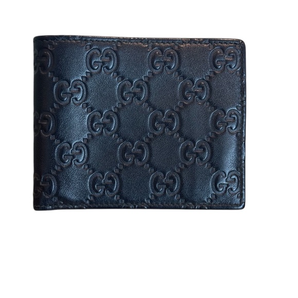 Preloved ~ Gucci Men’s Bifold Wallet - Picture 1 of 3